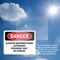 Signmission Elevator Equipment Room Authorized Personnel Danger Sign, Vinyl Decal, 10in W x 7in L, 2PK OS-2PACK-DS-D-710-L-2244 - alternate 5